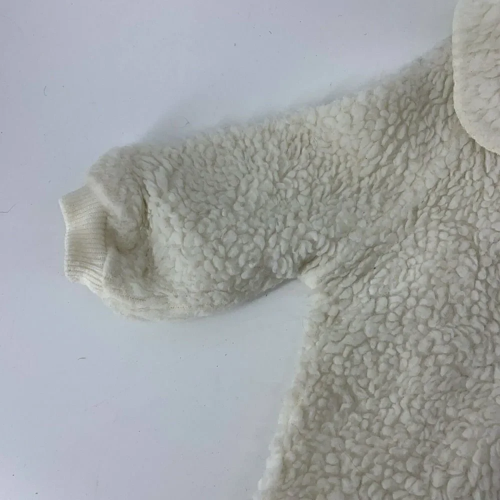 Basil Brush Vintage Sherpa White Peacoat 0-9 M